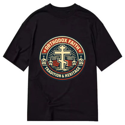 Faithful Heritage Emblem - Classic T-shirt - Black