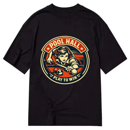 Cue Queen Emblem - Classic T-shirt - Black