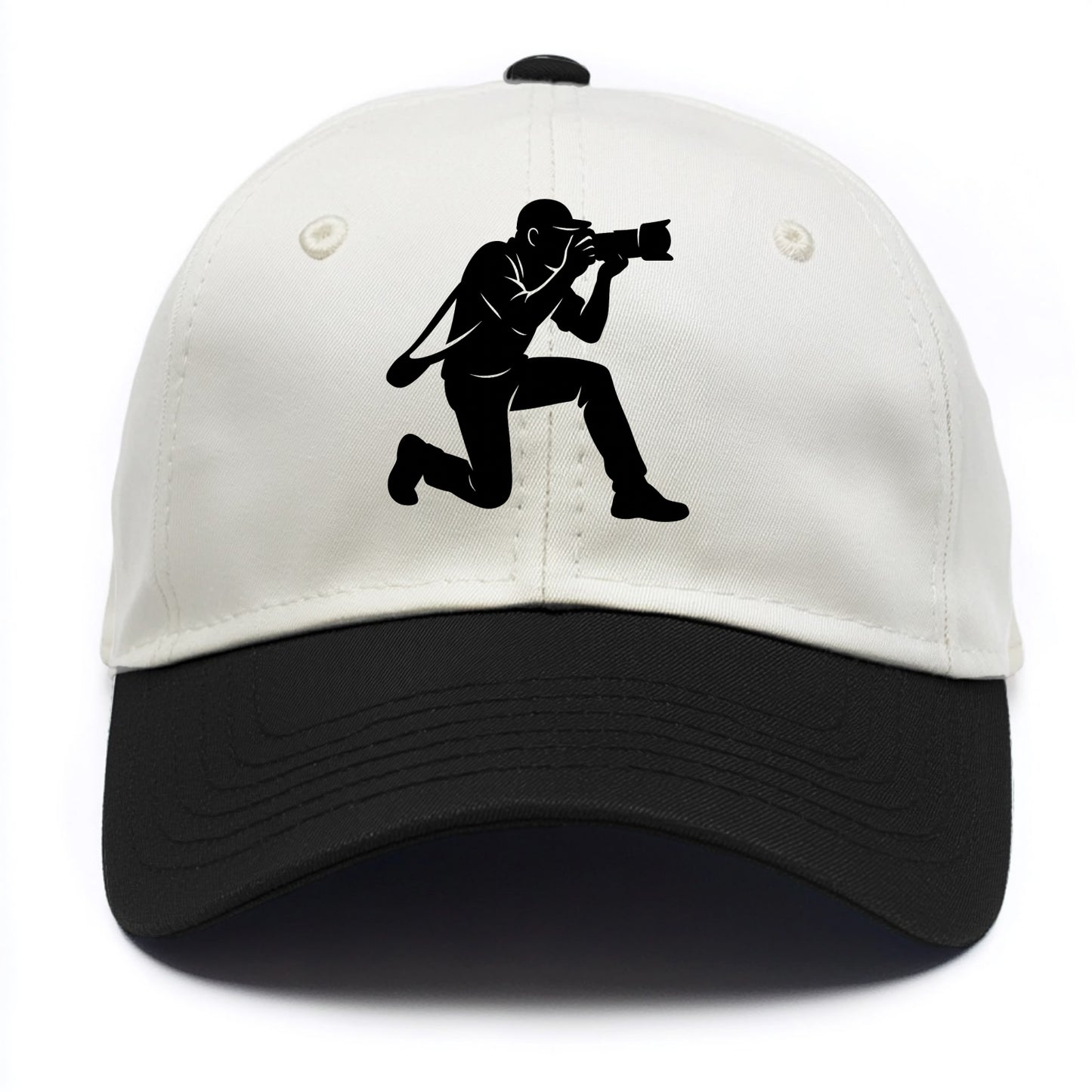 Photographer capturing perfect shot - Two Tone Cap - Black
