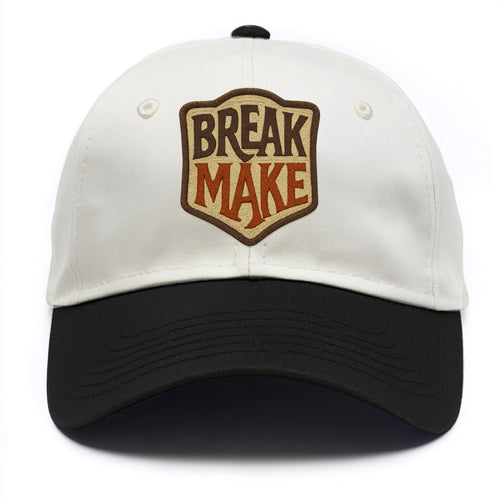 BREAK;MAKE THE RULES Rebel Red Snapback - Two Tone Cap