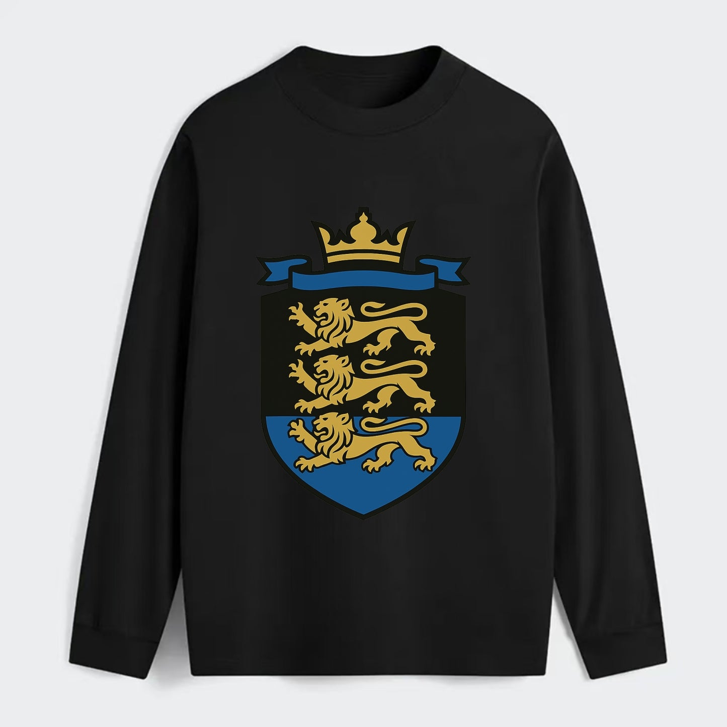 Estonia Royal Logo  - Classic Long Sleeve Shirt - Black