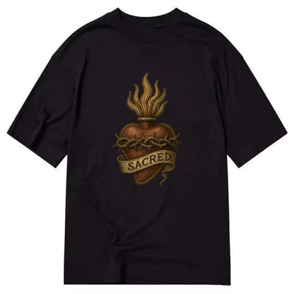 Sacred Heart  - Classic T-shirt - Black