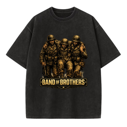 Band Of Brothers - Vintage T-shirt - Black