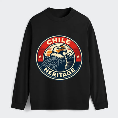 Andean Spirit Emblem - Classic Long Sleeve Shirt - Black