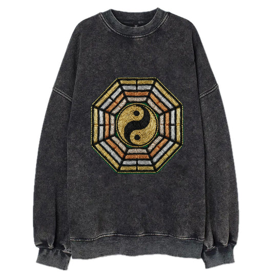 Bagua - Vintage Sweatshirt - Black