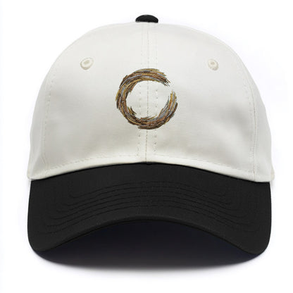 Enso Circle - Two Tone Cap - Black