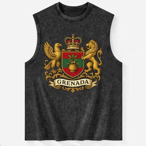 Grenada Heritage Badge  - Vintage Washed Tank