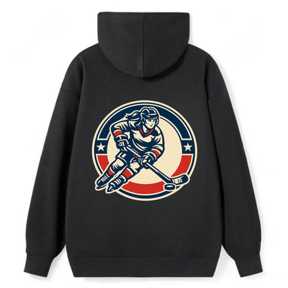 Fearless Ice Warrior - Classic Pullover Hoodie - Black