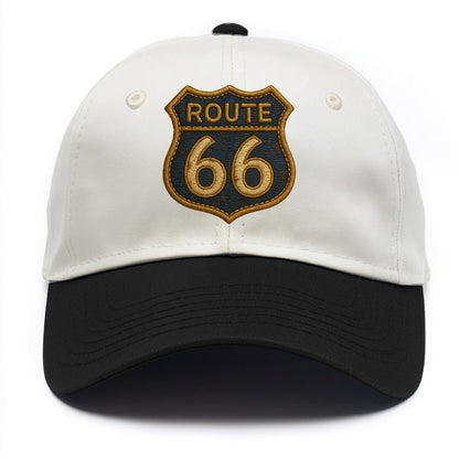 Route 66  - Two Tone Cap - Black