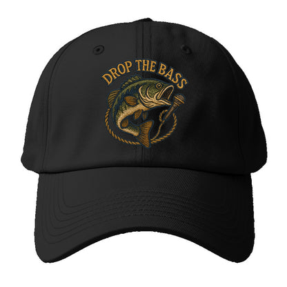 Drop The Bass  - Baseball Cap For Big Heads - Black