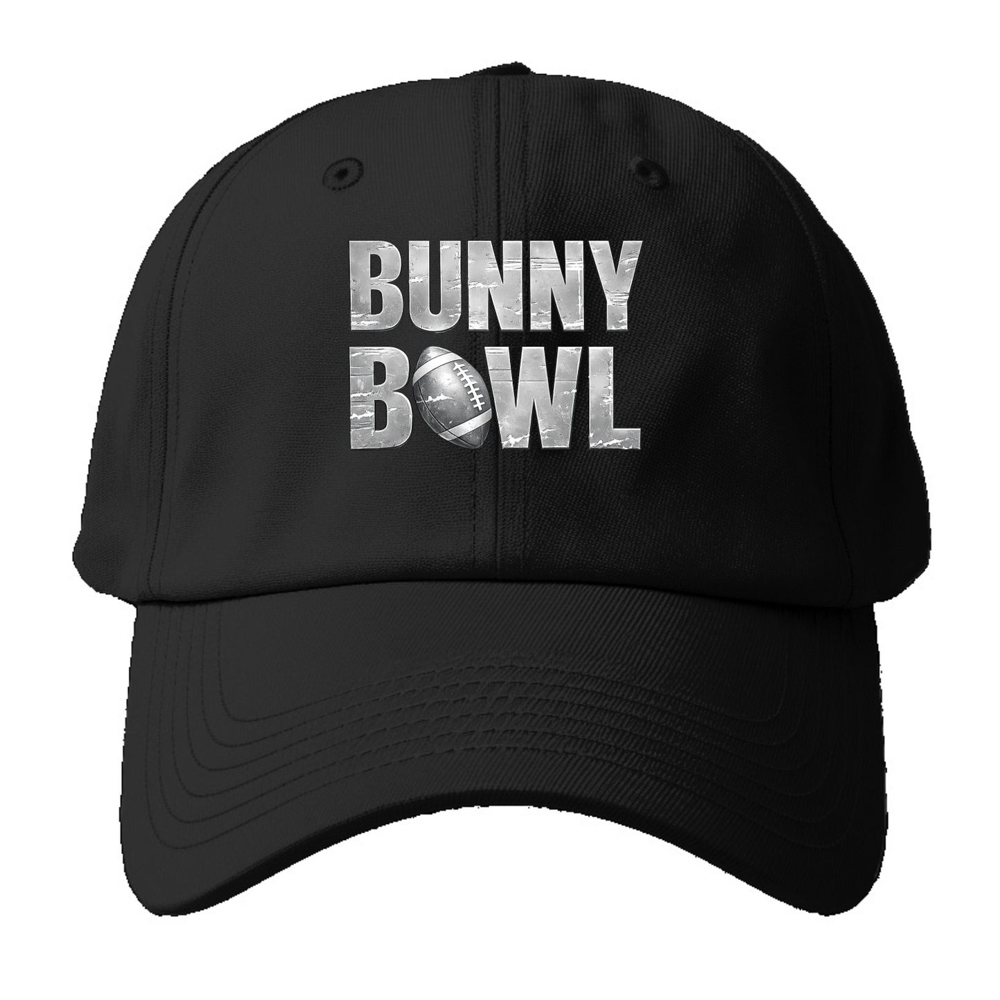 Bunny Bowl - Baseball Cap For Big Heads - Black