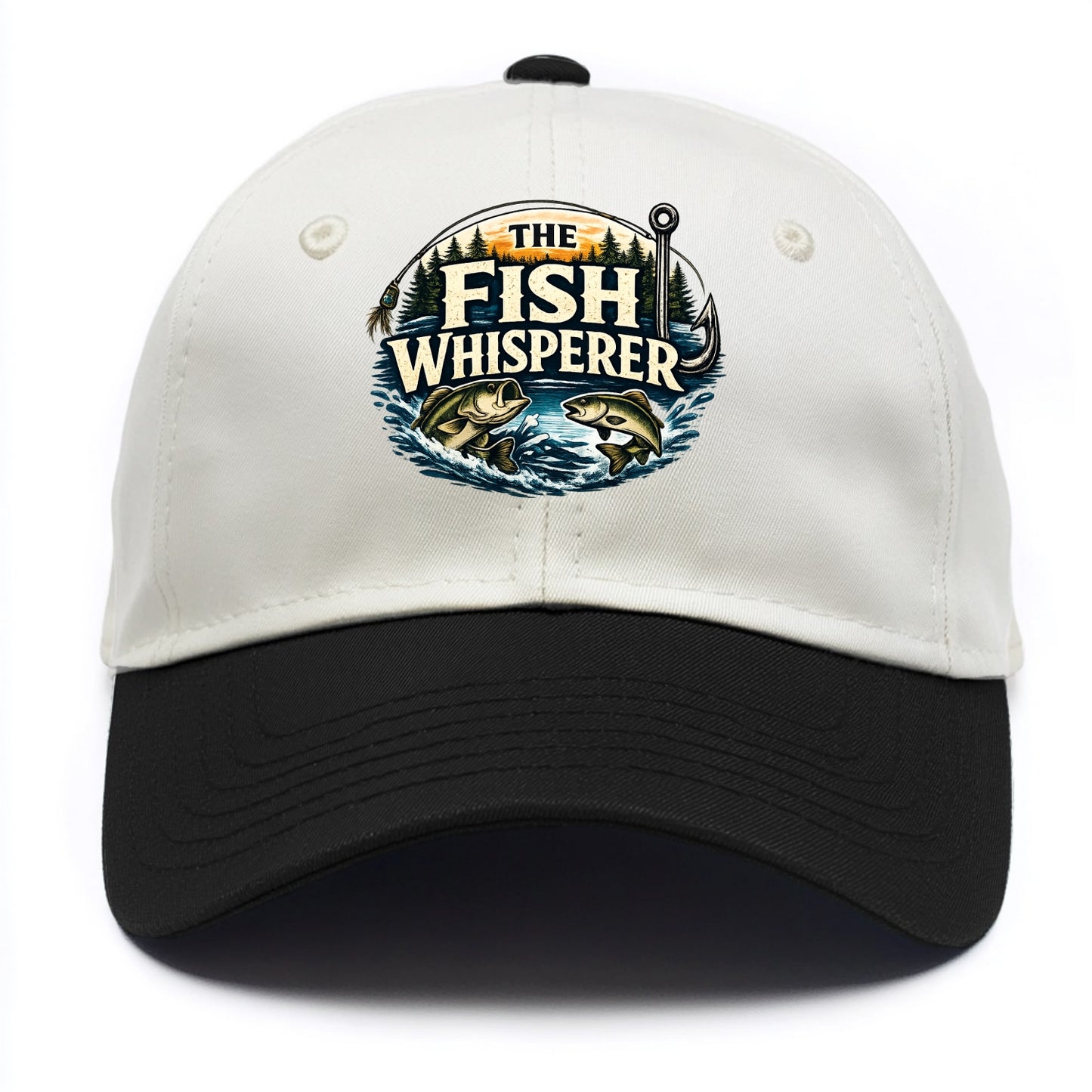 The Fish Whisperer - Two Tone Cap - Black