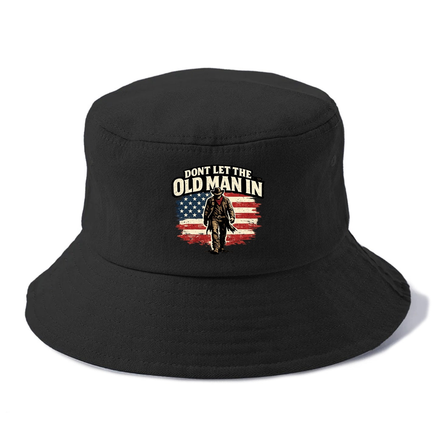 Dont Let The Old Man In - Bucket Hat - Black