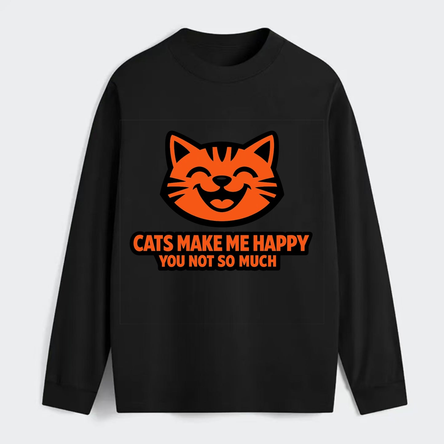 Feline Joy and Sassy Truths - Classic Long Sleeve Shirt - Black
