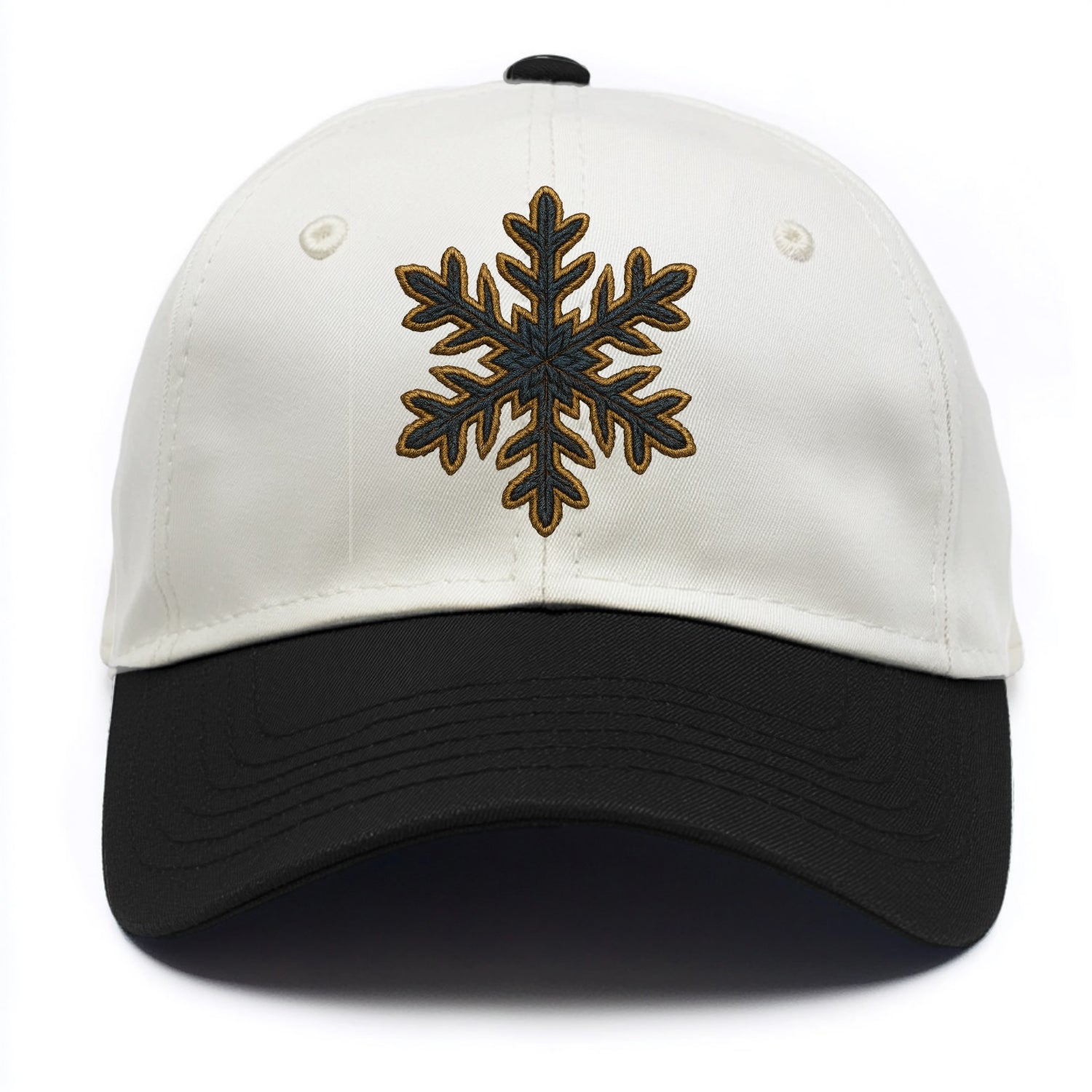 Snowflake  - Two Tone Cap - Black