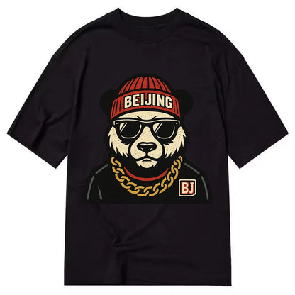 Beijing Panda - Classic T-shirt - Black
