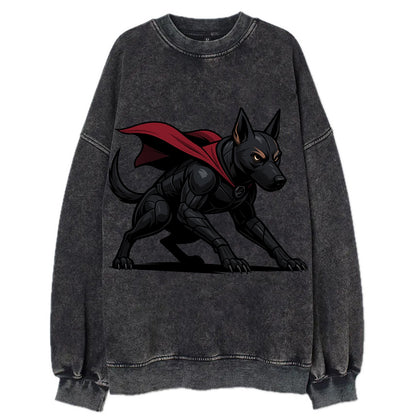 Belgian Malinois Black Panther  - Vintag - Vintage Sweatshirt - Black
