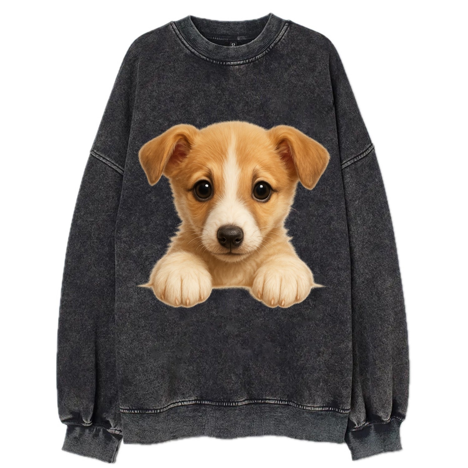 Whippet  - Vintage Sweatshirt - Black