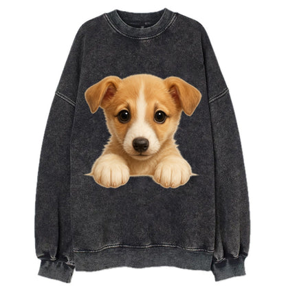 Whippet  - Vintage Sweatshirt - Black