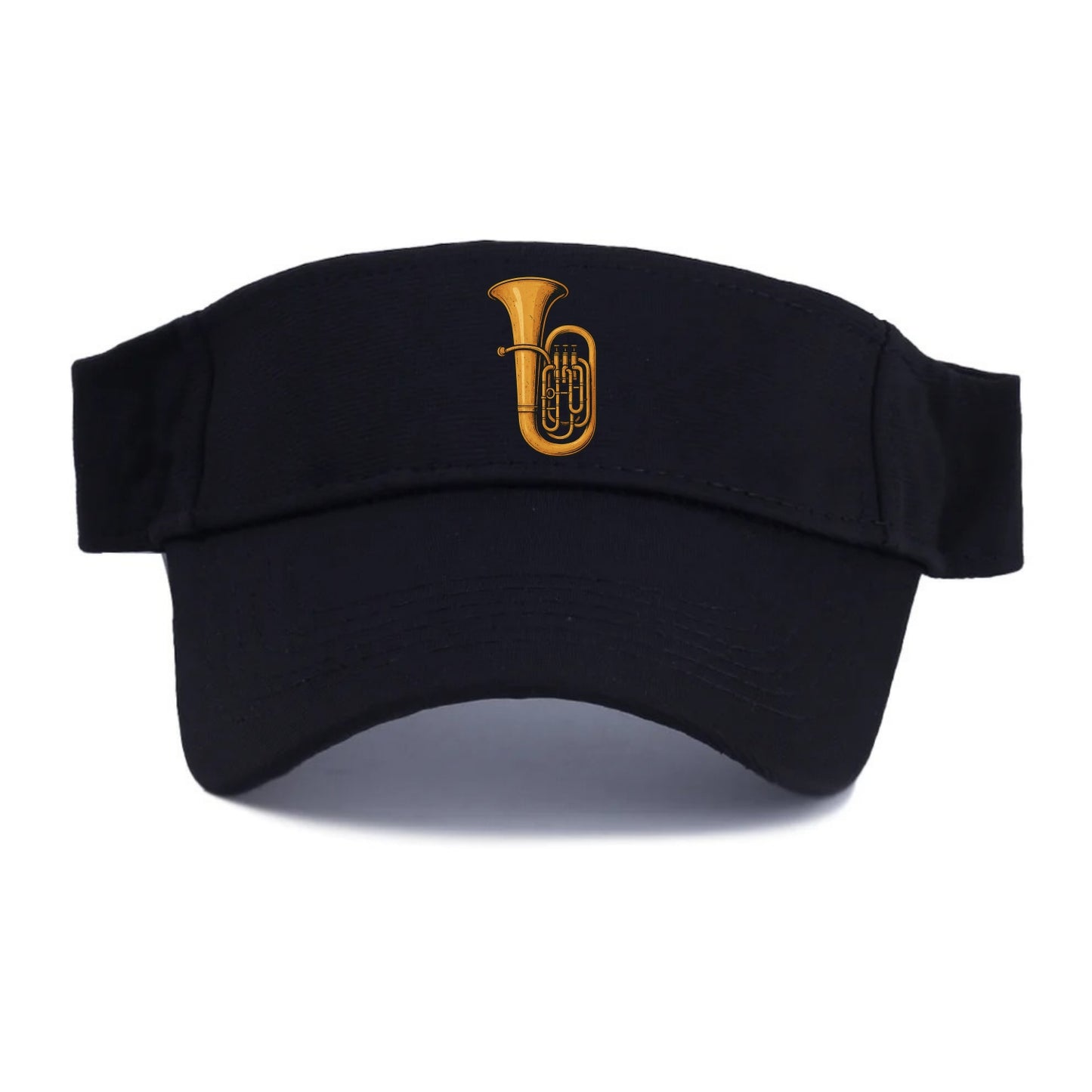 Tuba with large brass bell - Visor - Black