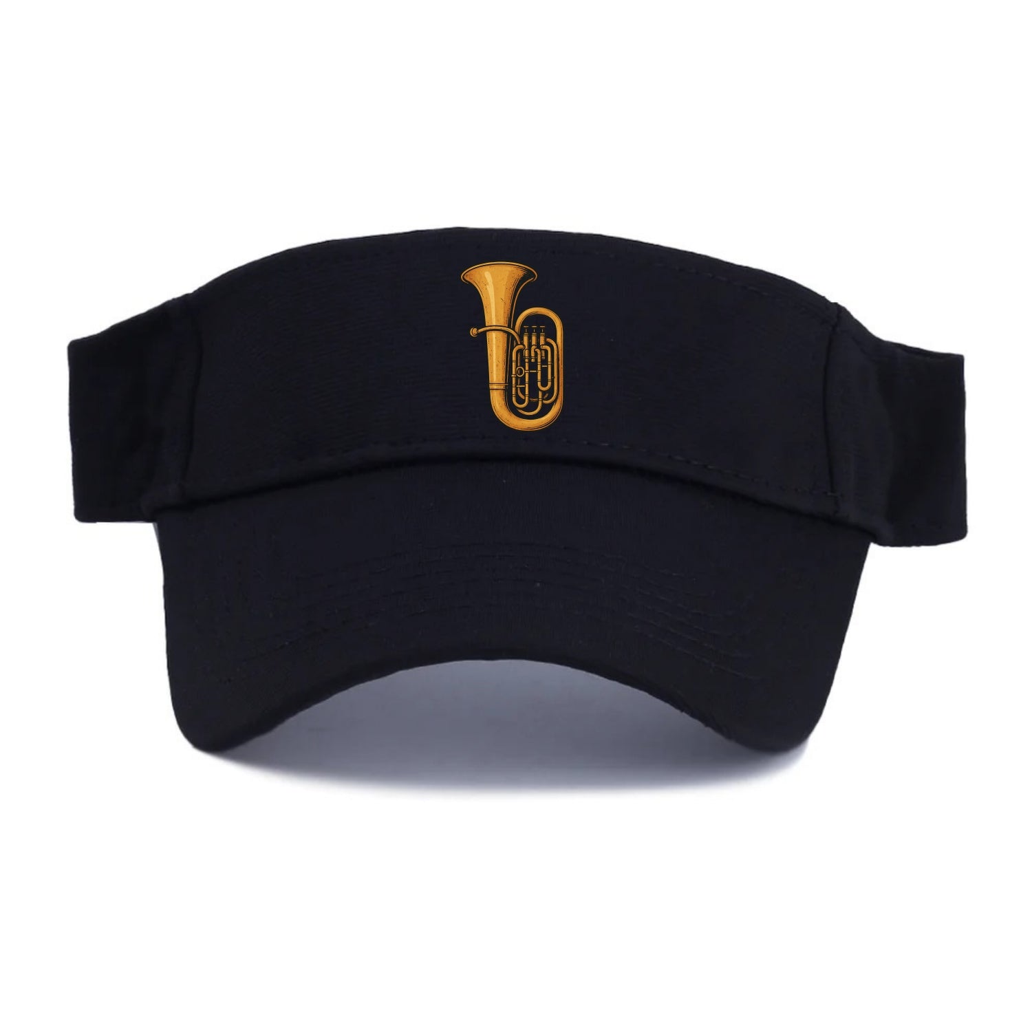 Tuba with large brass bell - Visor - Black