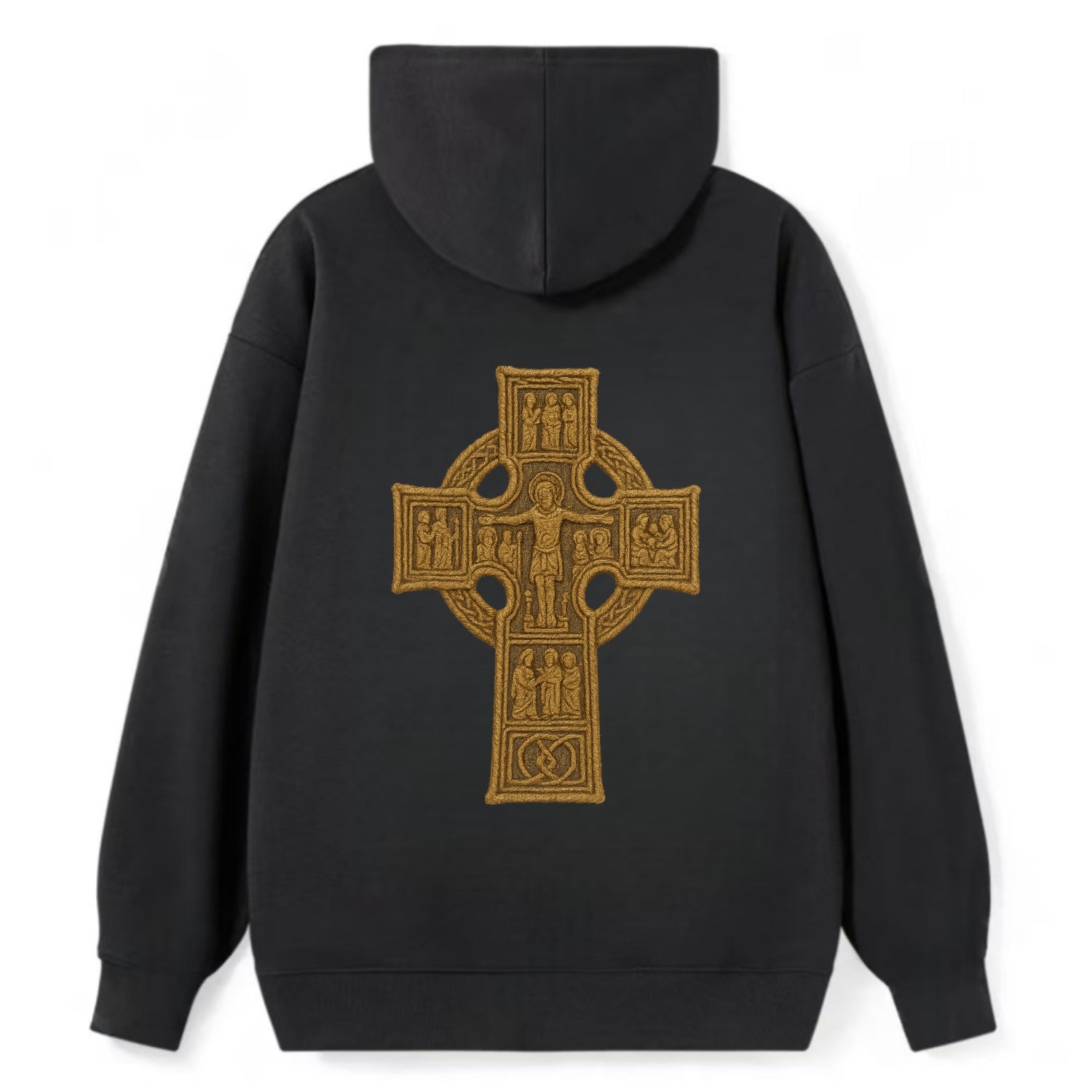 Monasterboice Cross - Classic Pullover Hoodie - Black