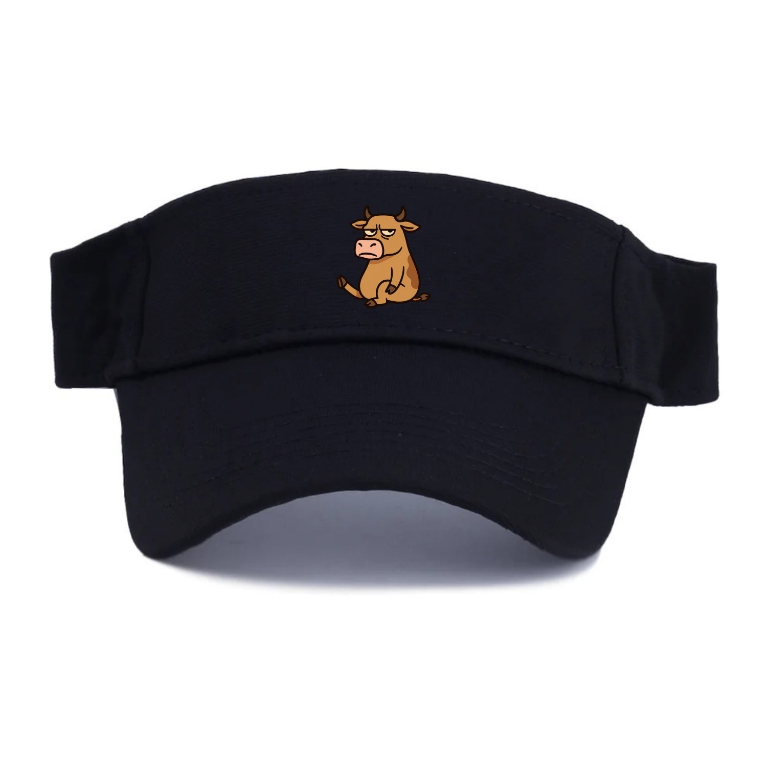 The Cow Judging Silently - Visor - Black