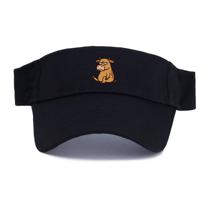 The Cow Judging Silently - Visor - Black