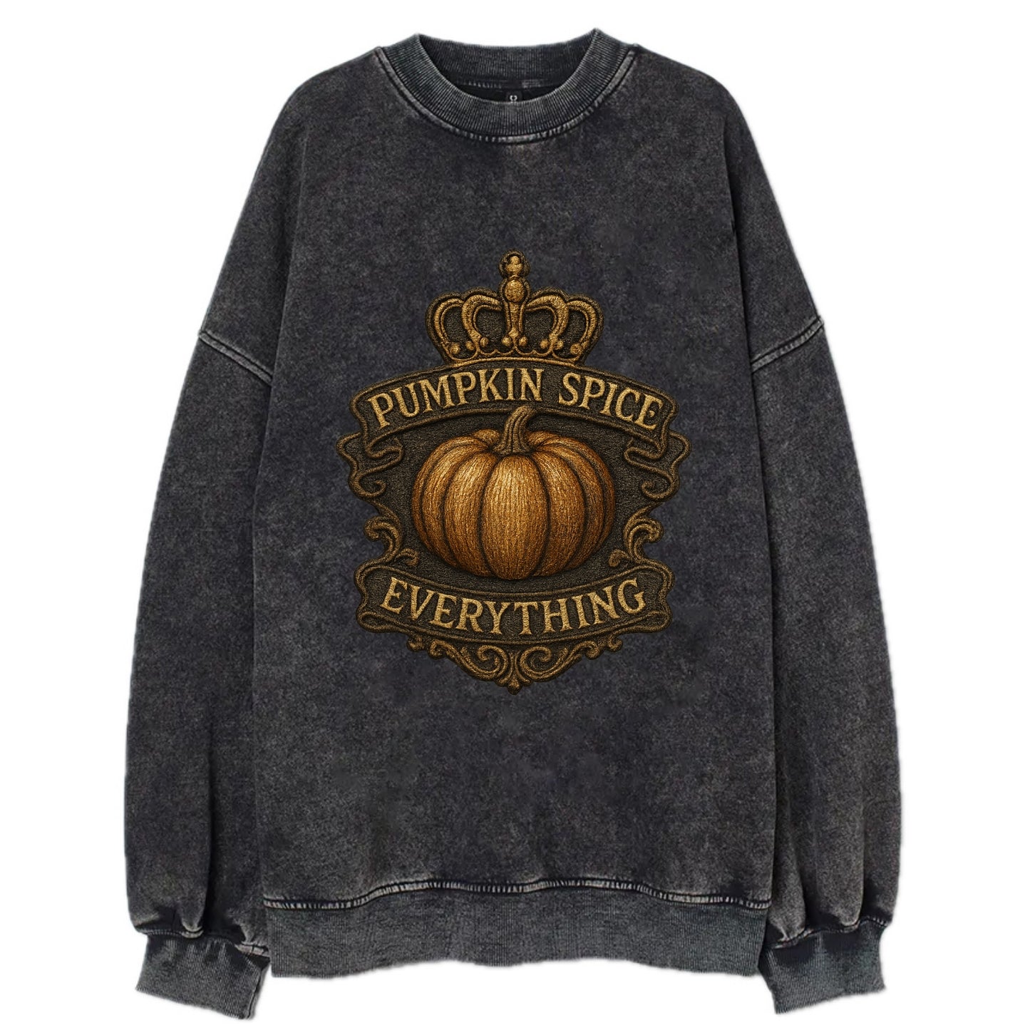 Pumpkin Spice Everything  - Vintage Sweatshirt - Black