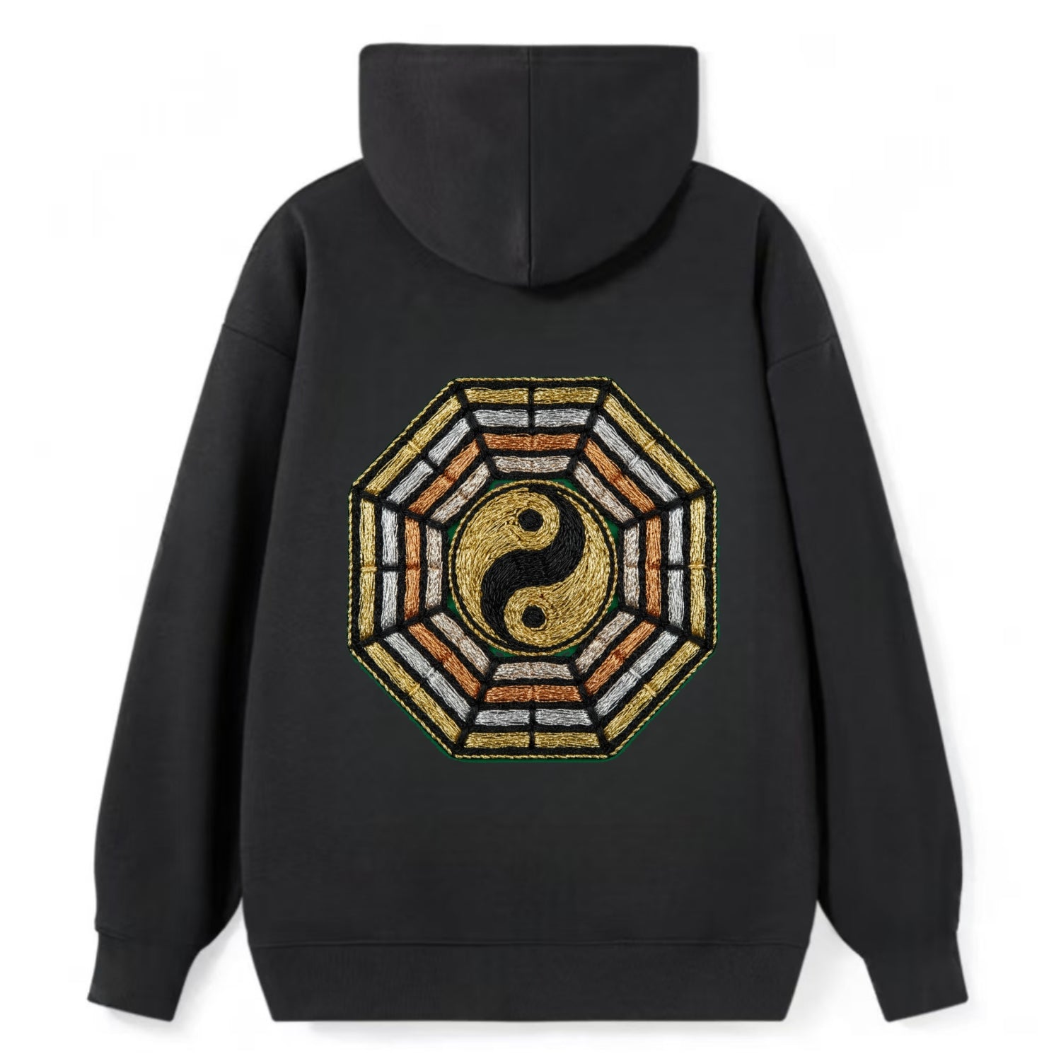 Bagua - Classic Pullover Hoodie - Black