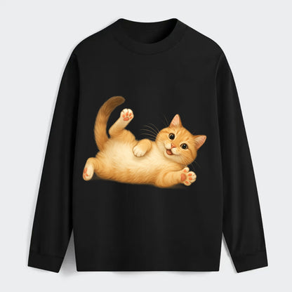 Therapy Cat  - Classic Long Sleeve Shirt - Black