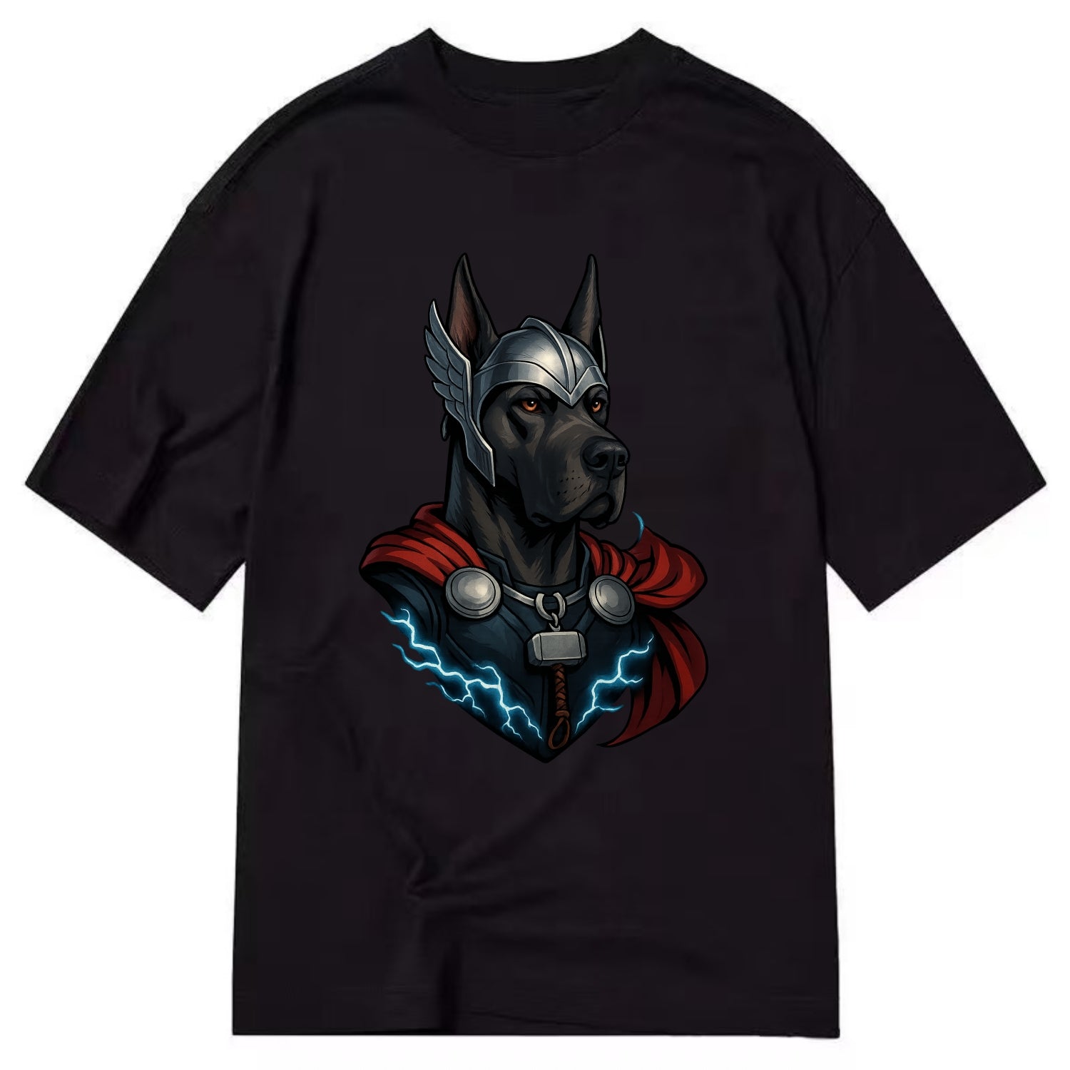 Great Dane Thor  - Classic T-shirt - Black