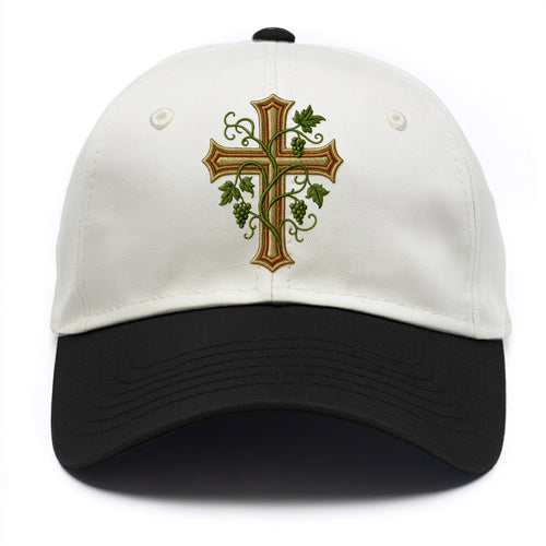 Vine Cross  - Two Tone Cap