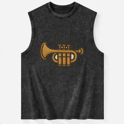 Trumpet  - Vintage Washed Tank - Black