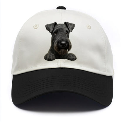 Kerry Blue Terrier  - Two Tone Cap - Black