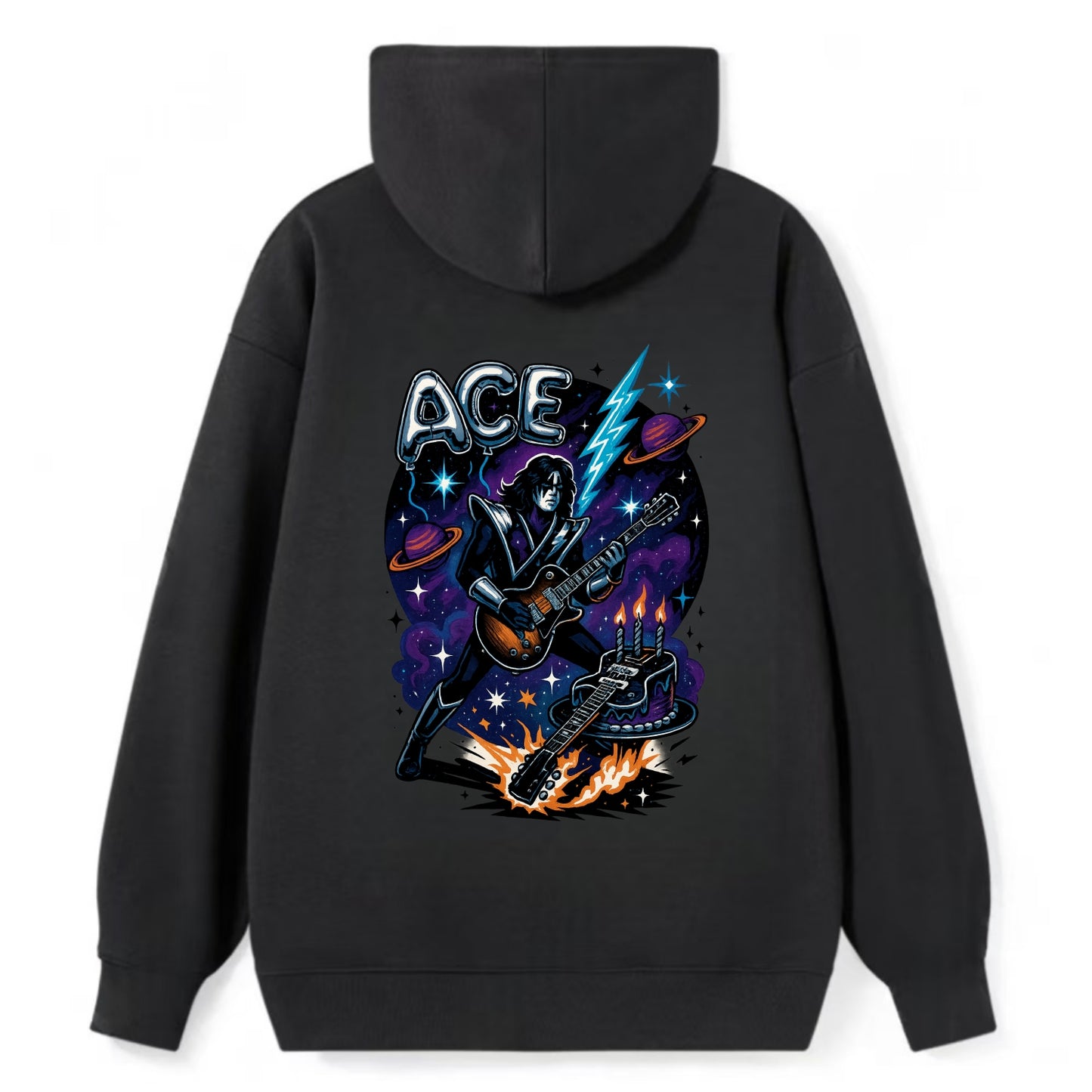 Ace Birthday Celebration - Classic Pullover Hoodie - Black