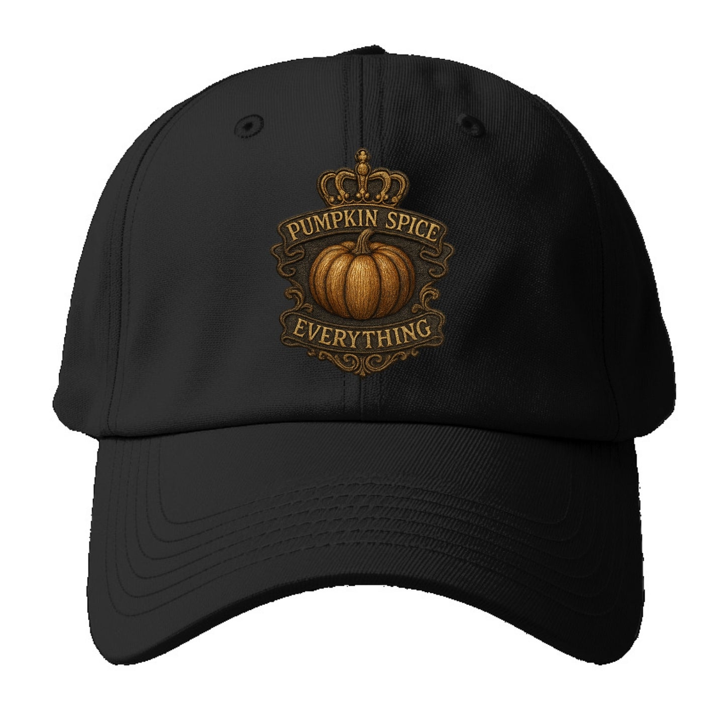 Pumpkin Spice Everything  - Baseball Cap For Big Heads - Black