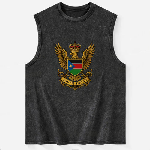 South Sudan Royal Logo  - Vintage Washed Tank