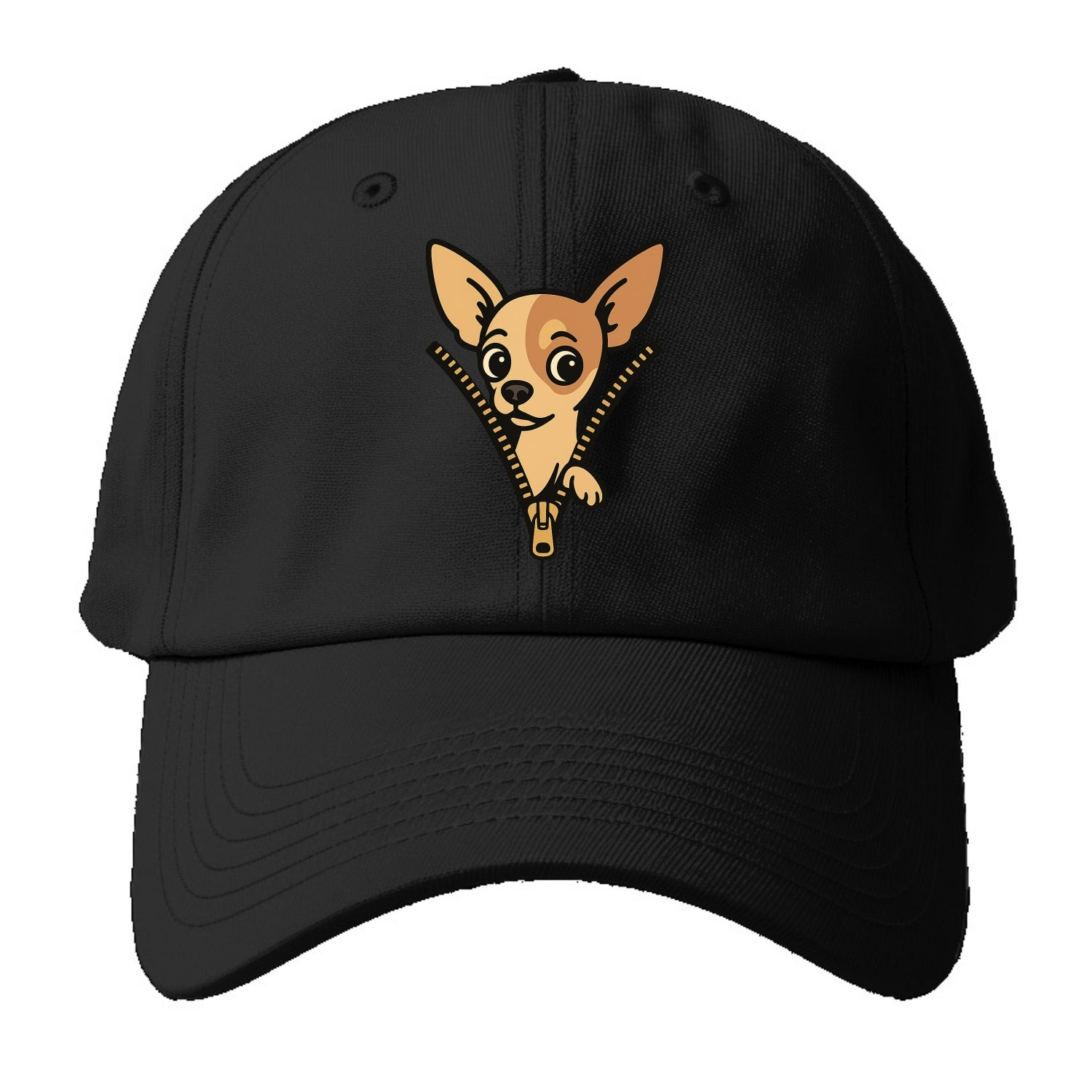 Chihuahua - Baseball Cap - Black