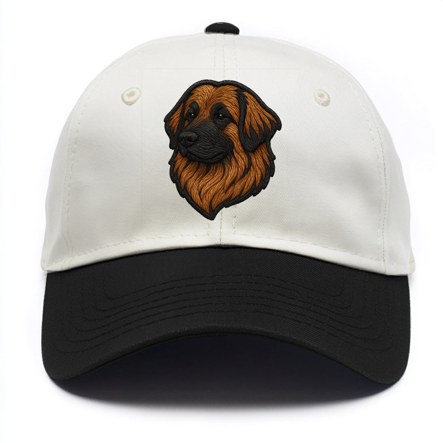 Leonberger - Contemporary lion-mane desi - Two Tone Cap - Black