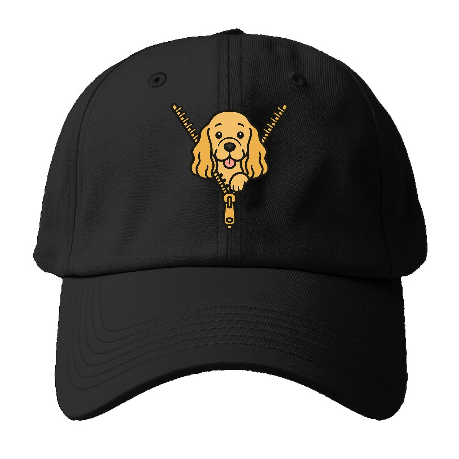 Cocker Spaniel - Baseball Cap - Black