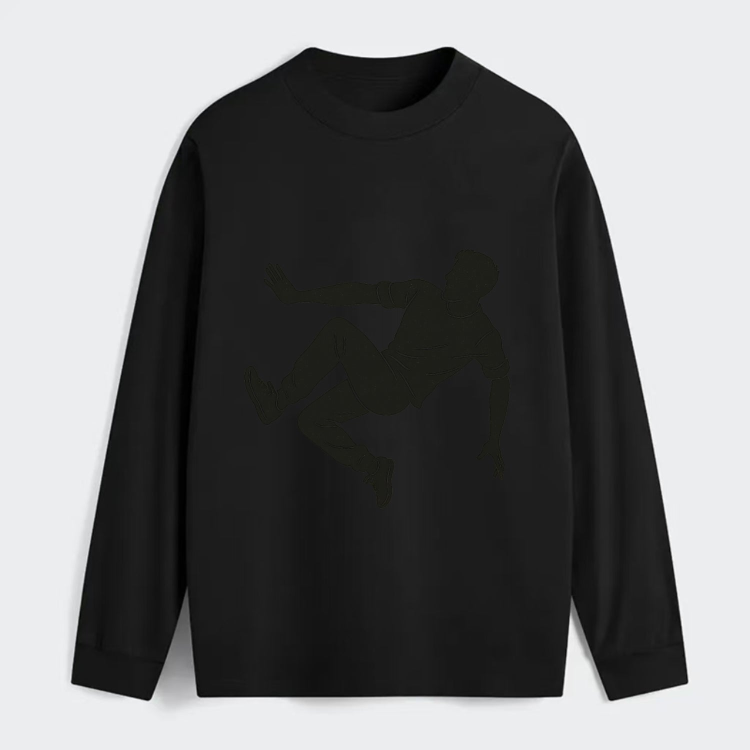 Parkour athlete wall run - Classic Long Sleeve Shirt - Black