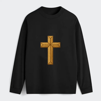 Rock Cross  - Classic Long Sleeve Shirt - Black