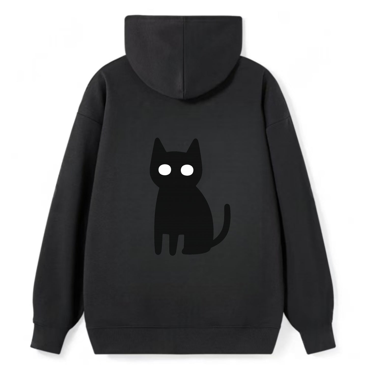 YOU MUST EMBRACE THE VOID | Black cat st - Classic Pullover Hoodie - Black