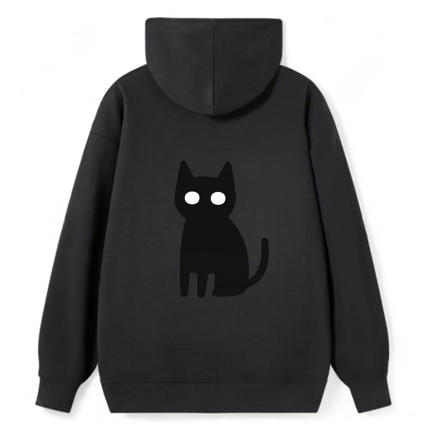 YOU MUST EMBRACE THE VOID | Black cat st - Classic Pullover Hoodie - Black
