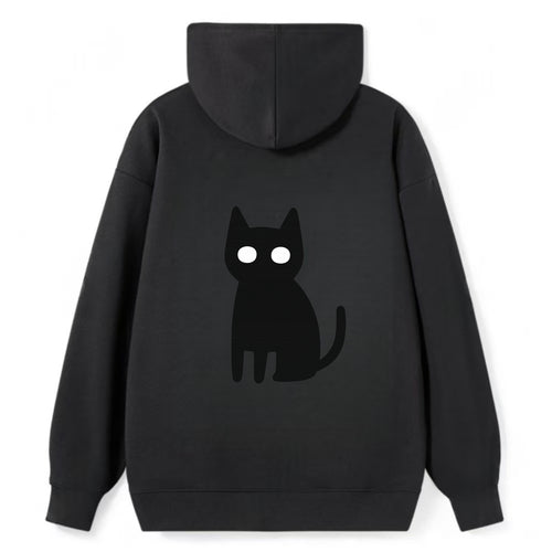 YOU MUST EMBRACE THE VOID | Black cat st - Classic Pullover Hoodie