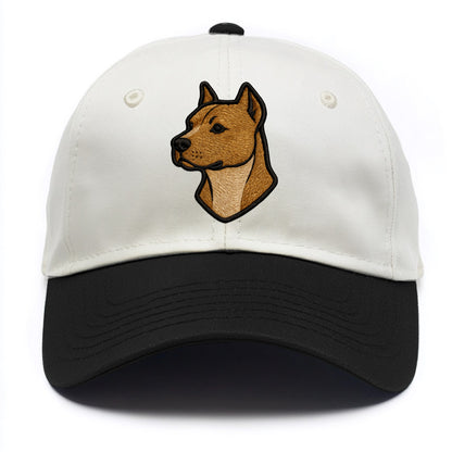 American Staffordshire Terrier - Modern - Two Tone Cap - Black