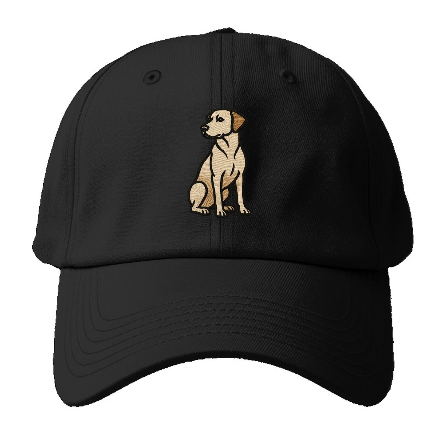 Rhodesian Ridgeback - Red wheaten sittin Baseball Cap For Big Heads - Black