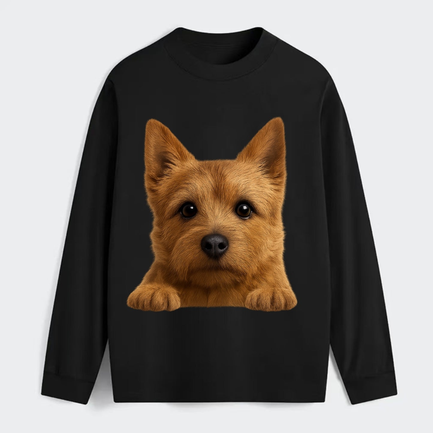 Norwich Terrier  - Classic Long Sleeve Shirt - Black
