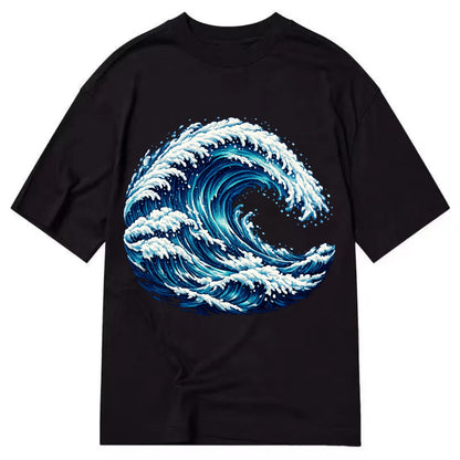 Ocean Wave - Classic T-shirt - Black